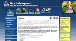 Desktop Screenshot of onsnatuurgenot.nl