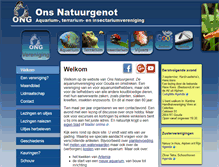 Tablet Screenshot of onsnatuurgenot.nl